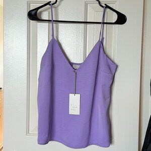 Brand New "A New Day" Lilac Top with Adjustable Straps Size XS